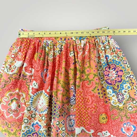 J.Crew Medium Women Wrap Top Vibrant Paisley Multicolor Cropped V-neck Top Skirt - Picture 6 of 11